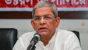 বিরোধীরা ‘হাসিনার ভাষায়’ কথা বলছেন: মির্জা ফখরুল